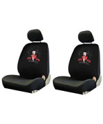 Betty Boop Skyline Lowback Front Bucket Seat Covers Set Universal Fit by U.A.A. INC.