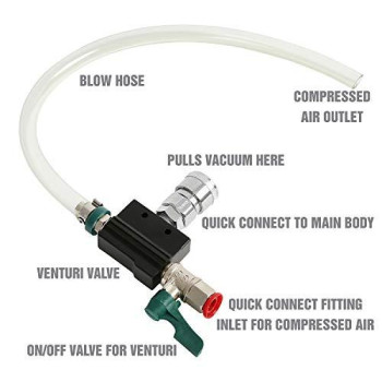 OEMTOOLS 24444 Coolant System Refiller Kit, 5 Adapters | Eliminate Trapped Air, and Test Radiator and Heating Core Lines for Leaks | Universal Adapters to Fit Most Radiator Necks and Coolant Reservoir