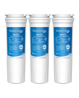 Waterdrop 836848 Refrigerator Water Filter, Replacement for Fisher & Paykel 836848, 862285, 862284, Pack of 3