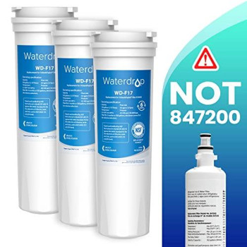 Waterdrop 836848 Refrigerator Water Filter, Replacement for Fisher & Paykel 836848, 862285, 862284, Pack of 3