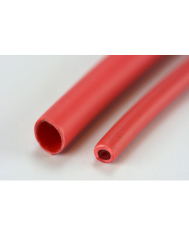 TEMCo 1/8 Marine Heat Shrink Tube 3:1 Adhesive Glue Lined 4 ft RED