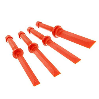 TCP Global 4 Piece Non-Marring Plastic Chisel Scraper Set - 3/4, 7/8, 1, 1-1/2 Wide, Length 11