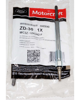 ZD-11 Set of 8 Motorcraft Glow Plugs F4TZ-12A342-BA for Use with Ford 7.3L