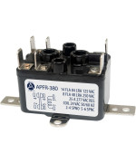 Appli Parts APFR-380 90-380, 24 VAC Coil, Heavy Duty Switching Fan Relay, SP Normally Open, SP Normally Closed, AC and heating Furnace blower relay Universal fit multi position bracket