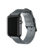 Archer Watch Straps - Premium Nylon Replacement Bands for Apple Watch (gray, Black, 384041mm)