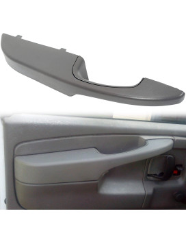 ECOTRIC Interior Pull Handle Door Armrest Compatible with 2003-2019 Chevrolet Express Van GMC Savana Left Driver Side Replacement for 10388387 15817114