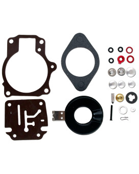 CBK Carburetor Carb Rebuild Repair Kit w Float for Johnson/Evinrude 18 20 25 28 30 35 40 45 50 55 60 65 70 75 HP 396701 392061 398729