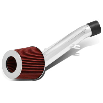 DNA Motoring ITK-0034-RD Short Ram Air Intake System Red[For 03-06 Infiniti G35]