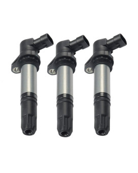 YHTAUTO Set of 3 Ignition Coil Packs Replacement for Land Rover Freelander 2002 2003 2004 2005 2006 V6 2.5L Replace 0040100067