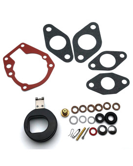 CBK Carburetor Carb Repair Rebuild Kit with Float for Johnson/Evinrude 1.5 2 3 5 5.5 6 7.5 10 15 18 20 HP 439071 0439071 18-7043 383052 398532