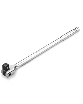 Neiko 00339A 3/8-Inch-Drive Premium Breaker Bar, 12 Inches Long, Nut Breaker Bar, 180-Degree Flex Cr-Mo Head with Cr-V Steel Construction