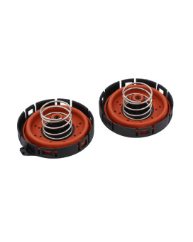 NewYall Pack of 2 Crankcase Vent Valve PCV Pressure Regulating Valve Cover