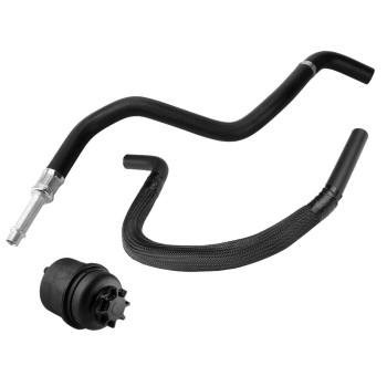 Bapmic 32411097164 Power Steering Reservoir & Hose Line Kit for BMW E38 E39 525i 528i 530i