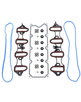 PUENGSI Intake Manifold Gasket Set Replacement Fit for Chevy 2002-2006 Avalanche 1500 2003-2009 Express 2500 3500 GMC 2003-2009 Yukon XL 1500 2500 Savana 2500 3500 2000-2009