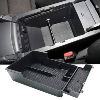 JOJOMARK Compatible with Mazda 3 2021 2020 2019 Accessories Center Console Tray Organizer, Armrest Secondary Storage Box