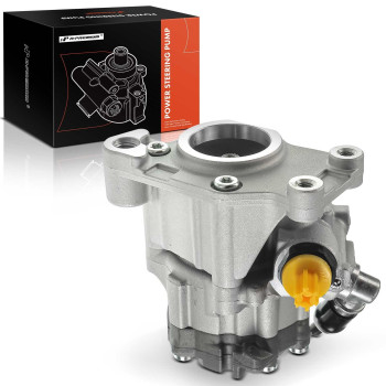 A-Premium Power Steering Pump Compatible with Audi S4 2004-2009, Allroad Quattro 2004-2005, V8 4.2L, Replace  7694955503, 4Z7145156E