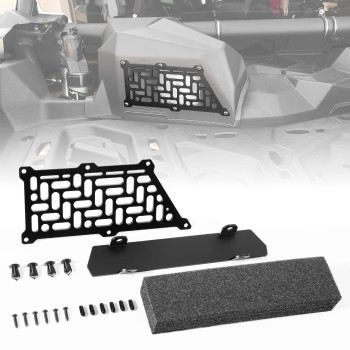 Kemimoto X3 Noise Reduction Kit X3 Air Clutch Intake Relocation kit Compatible with Can Am Maverick X3 Max Turbo R RR XRC XRS 2017 2018 2019 2020 2021 2022 2023 2024 foam included