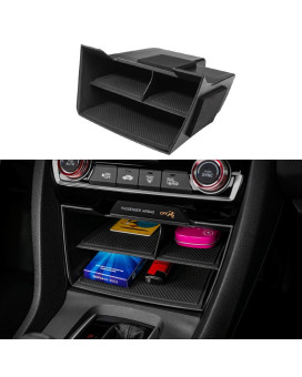 Thenice for 10th Gen Civic Central Console Storage Box Cards Organizer for Honda Civic Sedan Hatchback Coupe Type R 2016 2017 2018 2019 2020 2021