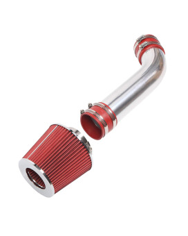 3 inch Intake Pipe Cold Air Intake with Filter Fit for 2003 2004 2005 2006 Infiniti FX35 G35 & Fit Nissan 350Z 3.5L V6 (Red)