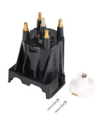 Distributor Cap and Ignition Rotor Kit Replacement for 3.0L 4cyl MerCruiser Engines Made by General Motors with Delco EST Ignition Systems - Replace 811635Q2, 18-5280 - Delco 4 Cylinder Tune Up Kit