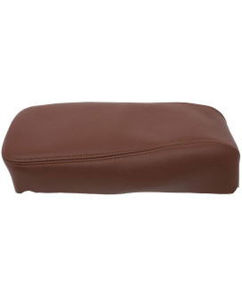 ECCPP Leather Armrest Center Console Lid Cover For Toyota Avalon 2013 2014 2015 2016 2017 2018 Center Console Lid Armrest Cover Brown
