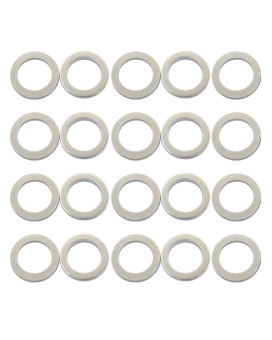 Mean Mug Auto 82521-15167A 20x Oil Pan Drain Plug Gaskets - Crush Washers - Compatible with Hyundai, Kia - Replaces OEM : 21513-23001