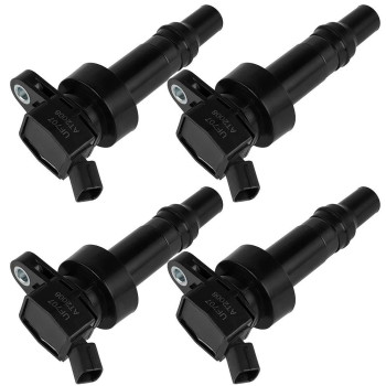 ROADFAR Pack of 4 Ignition Coils Fit for 13-15 for Hyundai Veloster 1.6 L Equivalent with OE: UF707