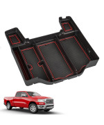 Center Console Organizer Tray for Dodge RAM 1500 2500 3500 2023 2022 2021 2020 2019 Armrest Storage Box Accessories Black