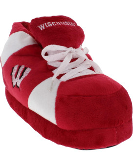 comfy Feet Unisex Sneaker Slipper, Wisconsin Badgers, 55-75 Women45-65 Men