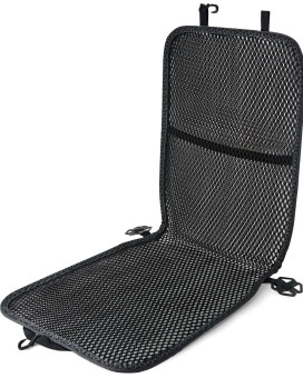 carrotez Cool Double Breathable 3D Air Mesh Car Seat Cushion pad, Cool Chair seat, car seat Pads, Home Office Chair, Wheelchair, 41 x 15, (Black)