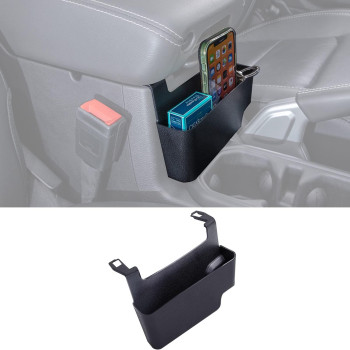 Center Console Hanging Box Compatible with JEEP Wrangler JL/JLU 2018 2019-2023 2024 and JEEP Gladiator JT Truck 2020 2021 2022 2023 Organizer Tray Armrest Storage Accessories (Not for JK/JKU)