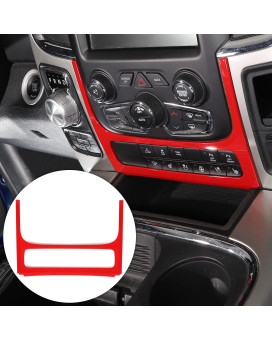 RT-TCZ for RAM Dash Switch Panel Trim Cover Bezel for Dodge RAM 2012-2017 Red Interior Accessories