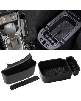 Car Center Console Tray Gear Shift Storage Box for 2017 2018 2019 2020 2021 Jeep Compass Interior Organizer (Pack of 2)