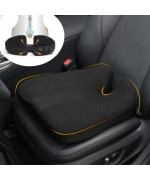 CreekT 2023 Upgraded Car Seat Cushion Pad Foam Heightening Wedge, Coccyx Cushion for Tailbone Pain Lower Back Pain Relief Seat Cushion for Short People Driving, Truck Seat Cushion for Office Chair