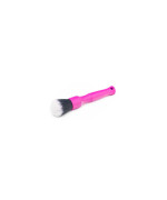 Detail Factory - Synthetic Small Detailing Brush - Ultra-Soft Synthetic Bristles, Scratch-Free, Instrument Panels, Emblems, One Short Handle, Pink