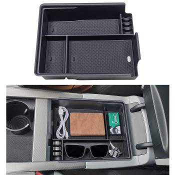 TOPINSTALL Center Console Organizer Compatible with Hyundai Palisade 2022 2021 2020 Accessories, Armrest Central Console Tray Storage Compartment Insert (Not for 2023)