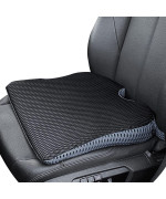 Car Wedge Seat Cushion for Car and Truck Seat Office Chair Wheelchair - Memory Foam Seat Pad for Sciatica Tailbone Pain Relief