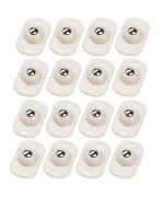 Mini Self Adhesive Caster Wheels, 360? Rotation Universal Wheel, Sticky Pulley for Trash Can, Storage Box, Small Furniture (White - 16 Pcs)