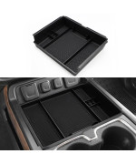 MARCHFA Center Console Organizer Tray Storage Compatible for 2014-2018 Chevy Silverado/GMC Sierra 1500 Accessories Armrest Oragnizer Tray Secondary Storage Box