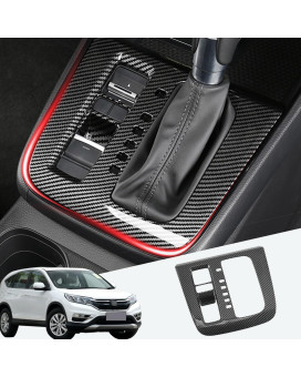 SANTACIN Inner Center Console Gear Shift Panel Cover Trim, Carbon Fiber Pattern, Compatible with Honda CR-V CRV 2023