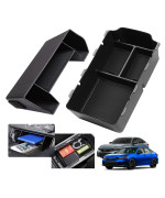 XXCIWP 2024 2023 Civic Center Console Organizer Tray for 2023 2022 Honda Civic 11th Gen Sedan Hatchback LX EX Sport Civic 2022 Accessories Civic 2023 Central Console Organizer Insert Tray(2pcs)