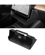 BASENOR New Version Tesla Model Y/3 Center Console Organizer Storage Tray Under Screen Organizer Box Tesla Interior Accessories for Model 3 Model Y 2016-2024