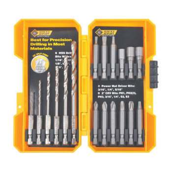 Drill/Drivr Bit Set 18Pc