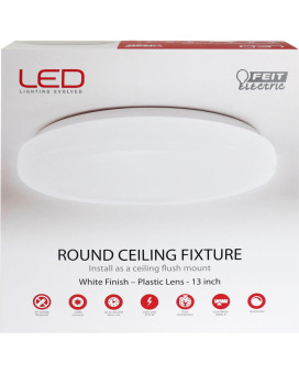 Led Rnd Fixture Wht 13