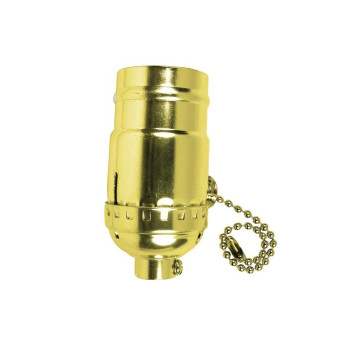 Brass Pull Chain Socket