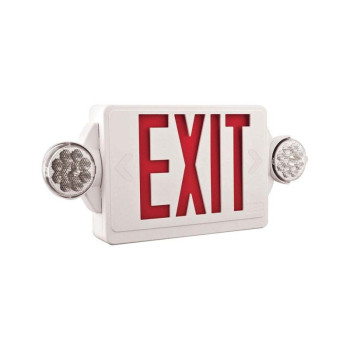 Led Exit Unit Combo Red