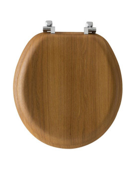 Toilet Seat Rnd Oak Vnr