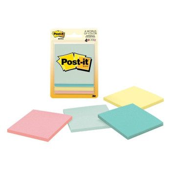 Pad Postit Asstd3X3Pk4