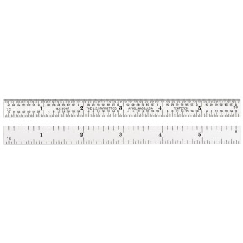 C304R-6 Steel Rule With Inch Graduation