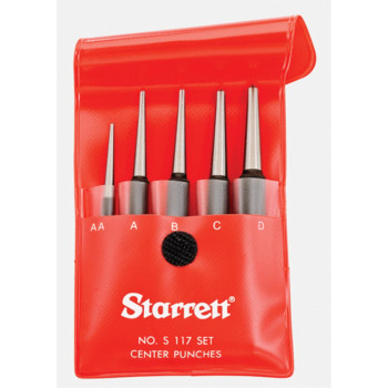 S117Pc Center Punch With Round Shank Set